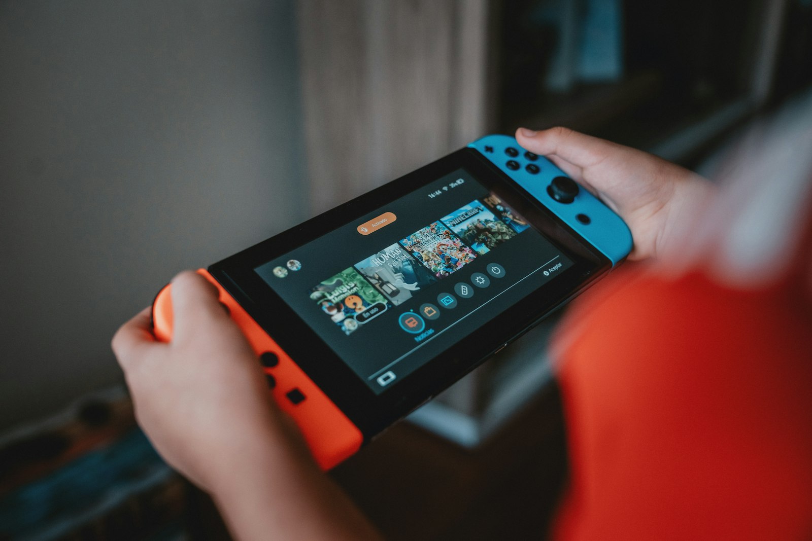 A Nintendo Switch console — the platform at the center of the 2026 emulator takedowns
