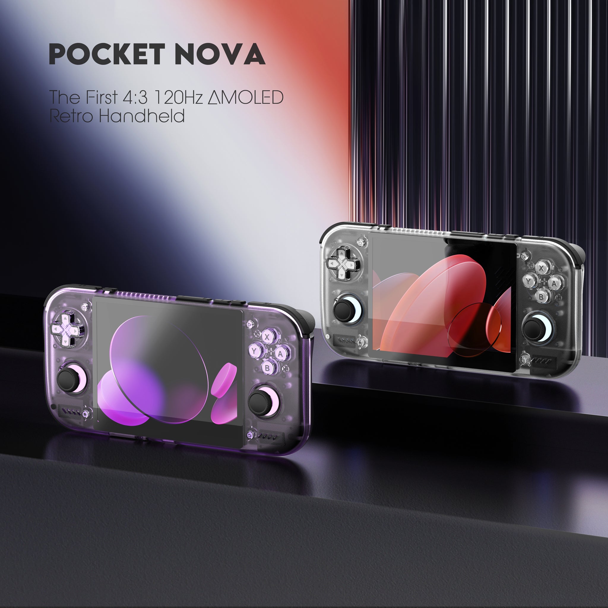 Retroid Pocket Nova, a 4.5-inch 4:3 AMOLED retro gaming handheld